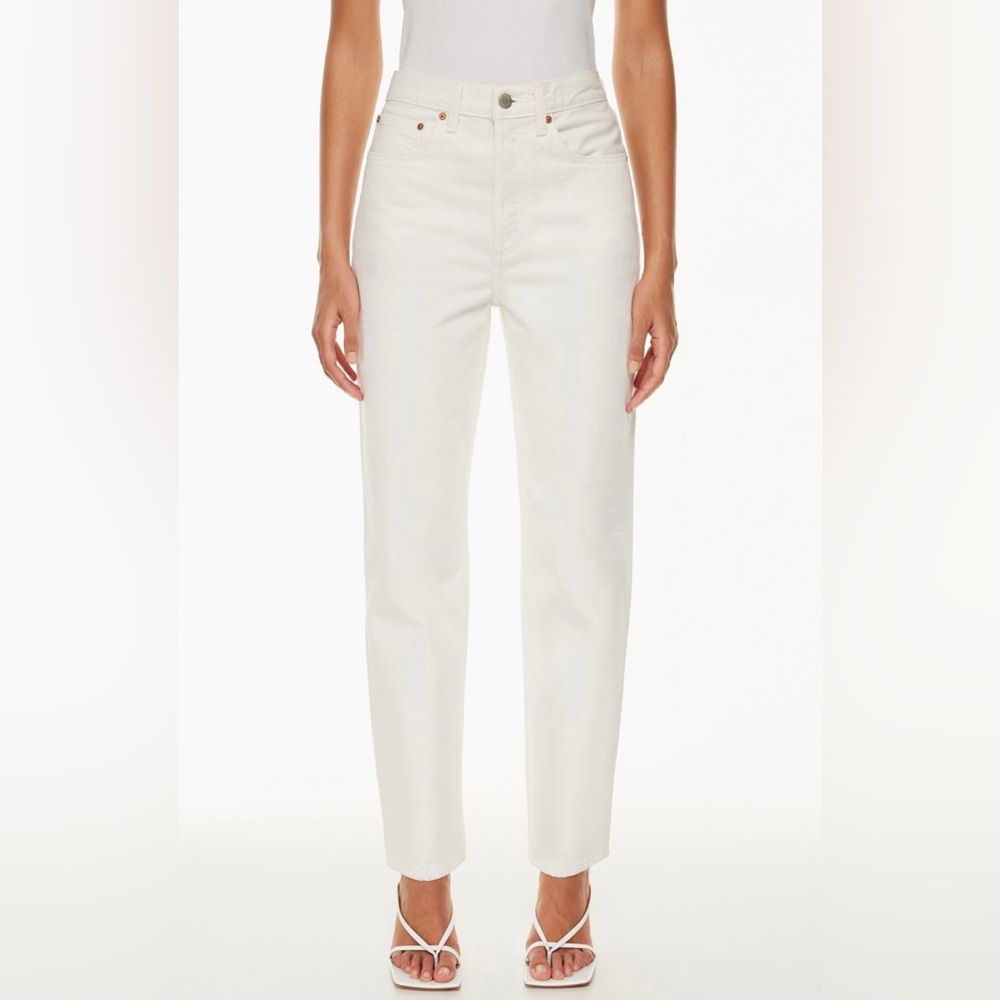 Aritzia Denim Forum 
The '90s Boyfriend Hi-Rise loose 23W 28‎ L Bone jeans